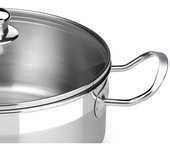 CACEROLA BRA PROFESSIONAL 24CM / 3.75 LITROS / ACERO INOXIDABLE