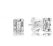 Pendientes Pandora de plata Hielo Luminoso 297567CZ PANDORA Silver  Pandora original