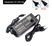 Adjustable Power Supply Adapter AC To DC 3V 12V 3V 24V 9V 24V Universal Adapter with Display Screen Voltage Regulated Hoverboard