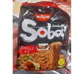 Pack de 5-10 unidades NISSIN Soba Yakisoba ,Fideos Yakisoba WOK Style, Asia Ramen Express,Sabor auténtico Japónes