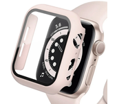 Tempered Glass+cover For Apple Watch Accessories 45mm 41mm 44mm 40mm 42mm Screen Protector Apple watch Case serie 9 4 5 6 SE 7 8
