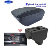 For Peugeot 2008 Armrest Box For Peugeot 208 Car Armrest 2019-2024 Storage Box Retrofit Parts Interior Details Car Accessories