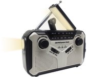 Radio de emergencia de 2500mAh, Solar Deviction with Manivela, para Supervivencia al Aire Libre, Escalada, Senderismo, Carga USB, Banco de Energía, Prevención de desastres
