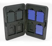 Memory Card Case Silver Micro SD Card Holder SDXC Storage Holder Aluminum Protector Storage Box for SD/ SDHC/ SDXC/ Micro SD