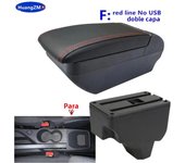 For Peugeot 2008 Armrest Box For Peugeot 208 Car Armrest 2019-2024 Storage Box Retrofit Parts Interior Details Car Accessories