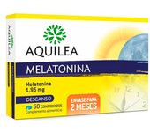 Aquilea Melatonina 1,95mg 60 Comprimidos para Dormir Mejor y Aliviar Jet Lag