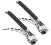 2 pinzas de Maple inoxidable para platos, sartenes y pizzas, pinzas anti-Calor para ollas.