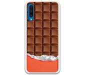 Funda original compatible con Samsung Galaxy A50 - A50s - A30s - Tableta Choco con leche