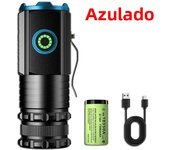 Powerful Mini LED Flashlight High Quality Aluminium Alloy Torch Type-C Rechargeable 18350 Battery With Tail Magnet Flashlight