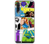 Tumundosmartphone Funda Gel Tpu para Xiaomi Mi A3 diseño Comic Dibujos
