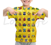 Children 3D Print Super Zings Series 7 T-shirt Summer Kids Cartoon Anime Tshirt Boys Girls Superzings T Shirt Baby Tee Cute Tops