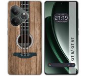 Tumundosmartphone Funda Silicona para Realme GT 6 / GT 6T 5G diseño Madera 11 Dibujos