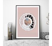 M-Mac Circles Miller Poster Gallery Prints Self Adhesive Home Decor Decoration Wall Decals Living Room