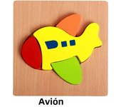 1pc Wooden Animal And Vehicle Puzzles For Toddlers, Boys And Girls Educational Toys Gift, Bright Color Different Shapes