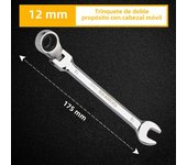 Automatic Fast And Labor-Saving Dual-Use Open-Ended Universal 72-Tooth Ratchet Wrench Movable Head Open Plummer