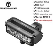 OFFBONDAGE Bicycle Light Front 2600Lumen Bike Light 8000mAh Waterproof Flashlight USB Charging MTB Road Cycling Lamp Accessories