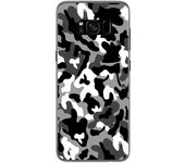 Tumundosmartphone Funda Gel Tpu para Samsung Galaxy S8 Diseño Snow Camuflaje Dibujos