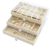 Caja de almacenamiento de joyas para pendientes