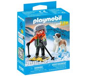 Figura Senderista con san Bernardo Playmobil my Life (71741)