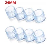8pcs/set Silicone Chair Leg Caps Feet Pads Furniture Table Covers Socks Floor Protectors Round Bottom Non-Slip Cups