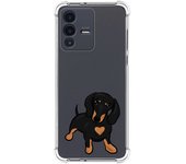 Funda Silicona Antigolpes para Vivo V23 5G diseño Perros 04 Dibujos