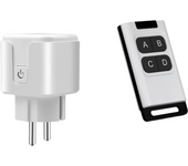 433mhz Rf Wireless Remote Control Outlet 15A Electrical Socket Switch AC 110V 220V EU Plug 4 Button Transmitter for LED FAN