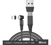 Lovebay 60W PD Magnetic Cable For iPhone 13 12 Samsung Xiaomi Macbook Huawei Fast Charger Cable USB C To Type C Micro Data Cable