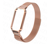 Milan Strap For Xiaomi Smart Band 8 Active With Metal Protector Case Bumper Magnetic Loop Bracelet For Mi Band 8 Active Watch