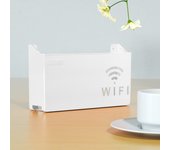 Wireless Wifi Router Shelf Storage Box Wall Hanging ABS Plastic Organizer Box Cable Power Bracket Organizer Box Home Decor