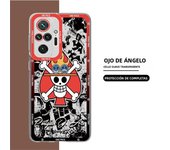 One Pieces Logo Case for Redmi Note 11 Pro 12 Pro 10 Pro 9 9s 10s 11s 12s 5G Transparent Back Cover