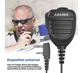 BaoFeng Walkie Talkie BF-780 2 Pin PTT Speaker Mic for Quansheng UV-K5 K6 Baofeng UV-5R BF-888S UV-5RH 21 17 PRO HAM Radio