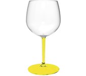 MONOUSO | Copa Reutilizable Durable TT Pie Amarillo para Gin Tonic 580ml (1 Ud)