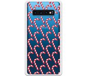 Funda original compatible con Samsung Galaxy S10 Plus - Bastoncitos Navidenos Cl