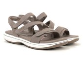 Sandalias marca Skechers para mujer en color beige