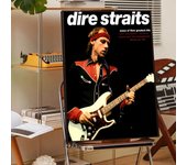 D-Dire S-Straits Singer Band Self-adhesive Art Poster Whitepaper Prints Posters Artwork Home Decor
