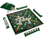 Scrabble gran edición plegable con tablero de juego de madera giratorio