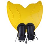 Aletas individuales para adultos y niños, aletas dobles, aletas de una pieza de sirena, equipo de natación para buceo