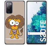 Tumundosmartphone Funda Gel Tpu para Samsung Galaxy S20 FE diseño Leon Dibujos