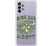 Funda original compatible con Samsung Galaxy A32 5G - Rick y Morty Logo Acid