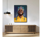 Schoolboy Q Singer Wall Art Poster  Personalized Modern Canvas Decoration for Family Bedroom Decor  Ideal Gift