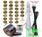 Hot Stamping Foil or Hot Applicator Tool Kit Heat Transfer on Leather Crafts DIY Hot Stamping Paper Personalized Customization