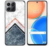 Funda Silicona para Huawei Honor X8 diseño Mármol 05 Dibujos