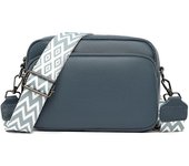 Bolsos cruzados para mujer: bolsos de mano y bandoleras de cuero con correa ancha ajustable, bolso cruzado para cámara para mujeres y niñas, para viajes y uso diario