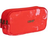 MILAN ESTUCHE 3 CREMALLERAS SERIE LAVA ROJO LAVA 22x5x10 Cms.