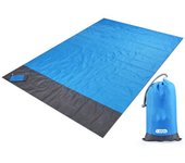 Manta de playa de bolsillo impermeable de 2x2,1 m, colchón plegable, portátil y ligero, colchoneta de picnic al aire libre,