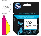 Liderpapel Cartucho de Tinta Ink-jet HP 302 Deskjet 1110 / 2130 / 3630 Officejet 3830 / 4650 Envy 4520 Tricolor 165 Páginas
