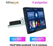 9inch 1 DIN Universal Multimedia Video Player, Car Radio, Android 12 with carplay WiFi, GPS, Bluetooth, Audio