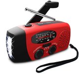 High Power Led Flashlights Hand Crank Dynamo Powered AM/FM/NOAA Radio Emergency Rescue LED Flashlight Mobile Power USB Charge