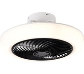 DUPI Ventilador Plafón de techo con luz Led WIND con función verano e invierno. Ventilador de techo discreto y funcional