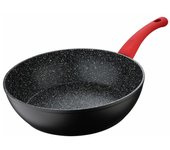Sartén Wok San Ignacio Toledo SG-6252 Aluminio Ø 28 cm Negro